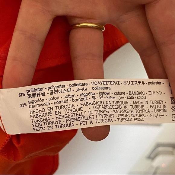 NWOT Red Zara Ruffle Mini Dress - Picture 8 of 8